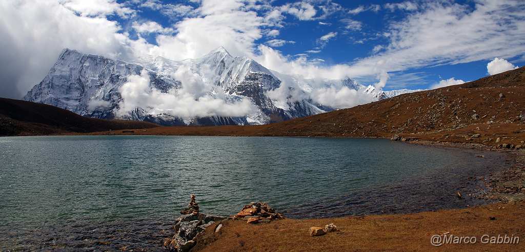 DSC_0485_1.JPG - Annapurna circuit: Ice Lake (Annapurna III and  Ganggapurna)